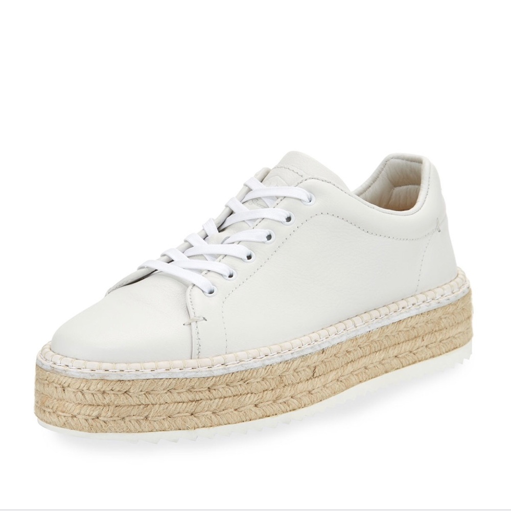 Rag & Bone Kent Leather Platform Espadrille US 9